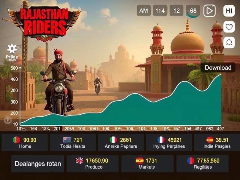 Rajasthan Riders localization features showing multiple Indian language options